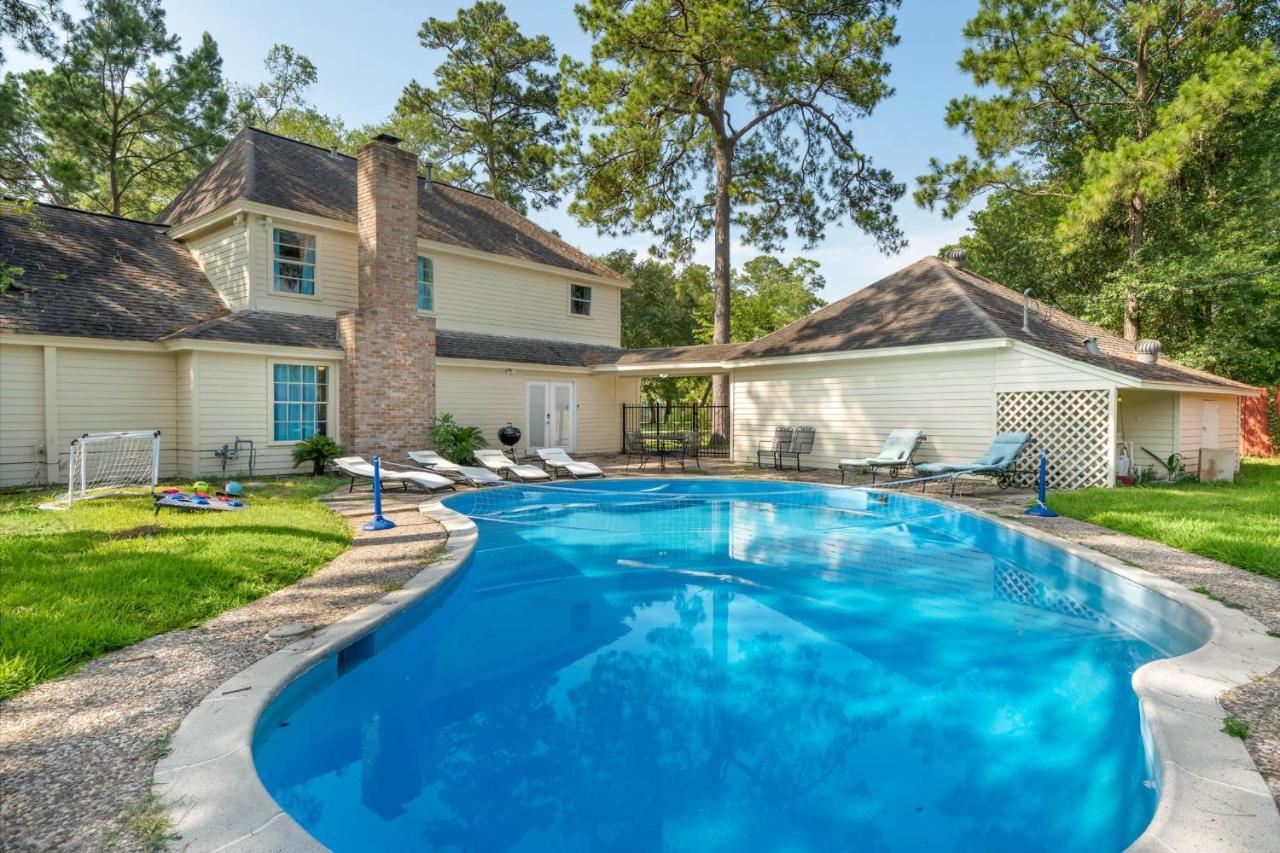 휴스턴 Pool Oasis Games Wifi Bbq Yard Sleep 16 빌라 외부 사진